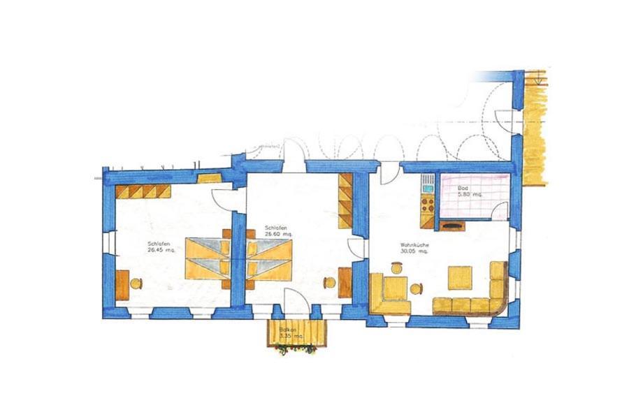 Appartement Pichler Toblach Exteriér fotografie